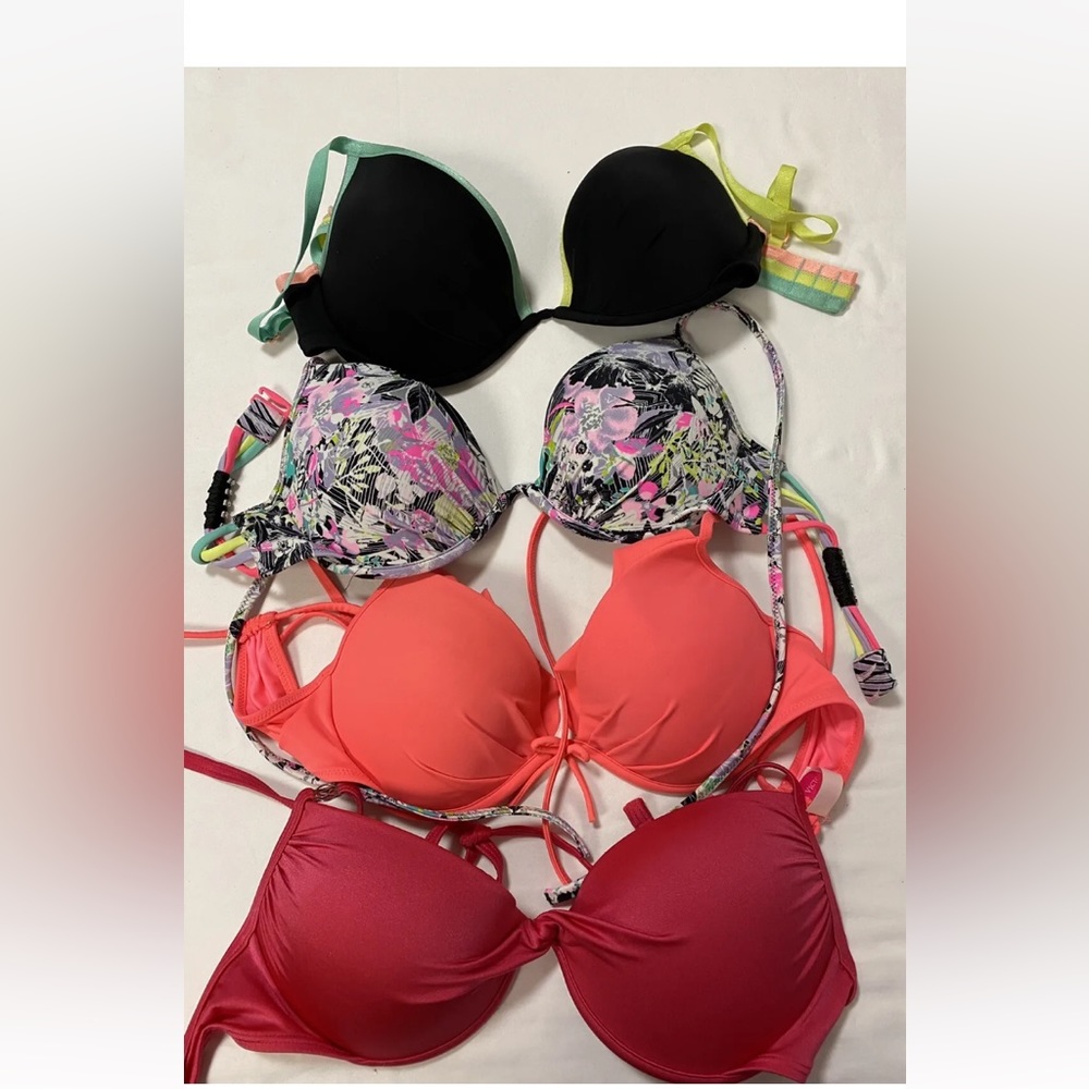 Victoria’s secret bikini top Lot Padded Underwire 34C 34D